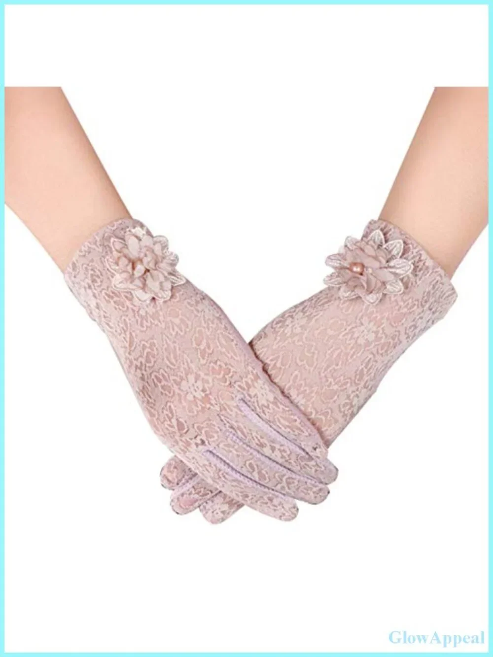 Women's Lace Sun Protection Driving Gloves Touch Screen